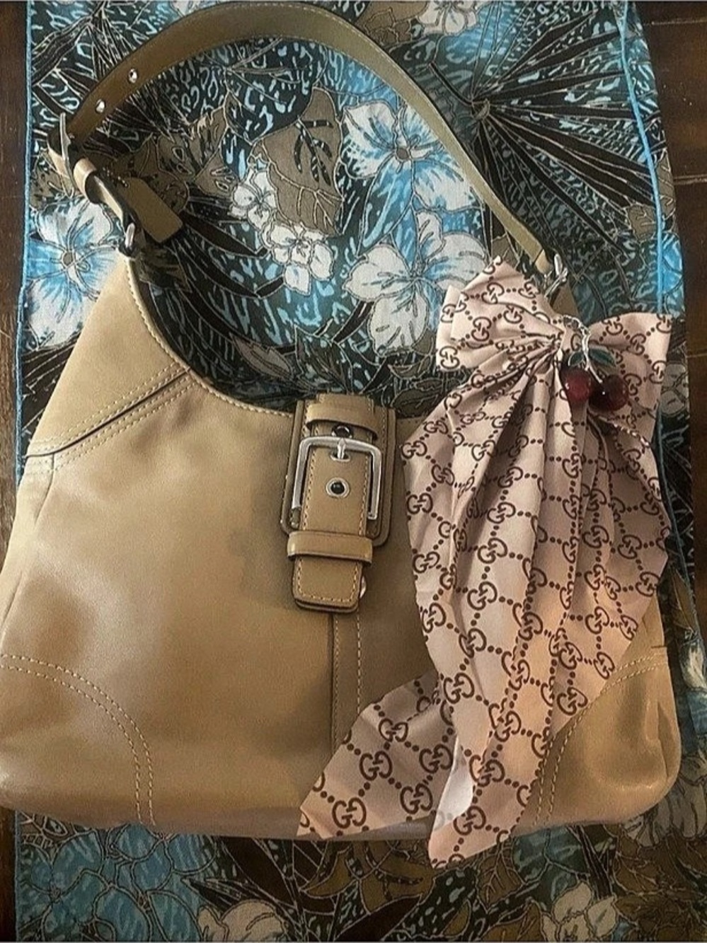 Vintage Coach  Shoulder Bag Leather Hobo